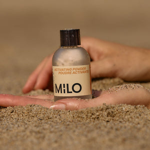 Activating Powder combined with Everything Oil to form a nourishing oil cleanser